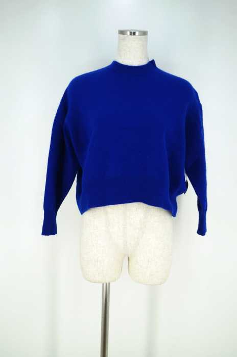 BLACK by moussy （ブラックバイマウジー） Over wash short knit レディース トップス