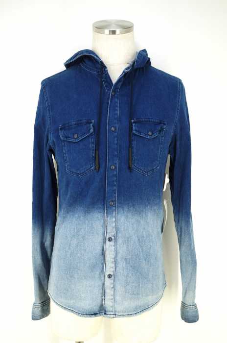 ZARA MAN （ザラマン） フーディー　Soft Denim SLIM FIT メンズ トップス