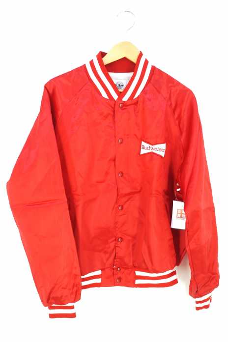 USED古着  （ユーズドフルギ） BUDWEISERナイロンジャケット　USA製 メンズ アウター