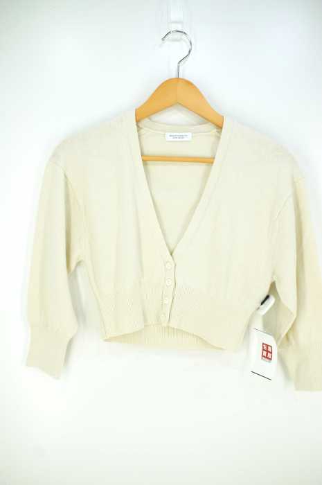 BEAUTY & YOUTH UNITED ARROWS  （ビューティーアンドユースユナイテッドアローズ） 7分袖ショートVネックカーディガン レディース トップス