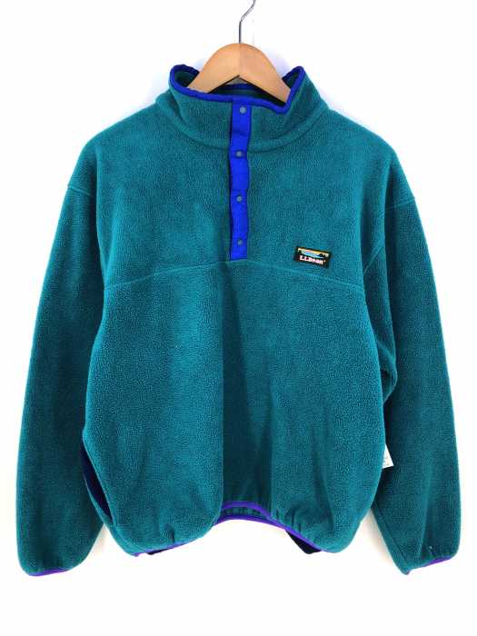 L.L.Bean(エルエルビーン) 70S-80S プルオーバーフリース スナップボタン メンズ トップス