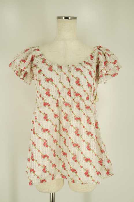 MISCH MASCH （ミッシュマッシュ） ドット花柄シフォントップス レディース トップス