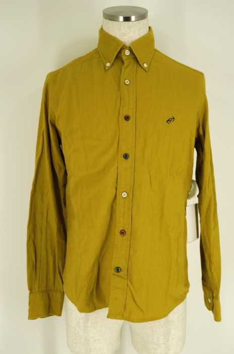 UNITED ARROWS green label relaxing （ユナイテッドアローズグリーンレーベルリラクシング） ワンポイント刺繍ボタンダウンシャツ メンズ トップス