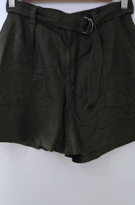 Spick and Span （スピックアンドスパン） 15SS テンセルコットンリネンツイル製品染めショートパンツ レディース パンツ