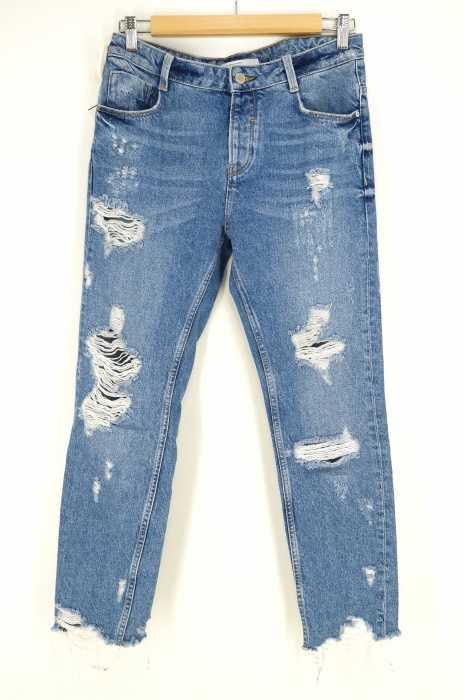 ZARA (ザラ) ダメージ加工デニムパンツ レディース パンツ
