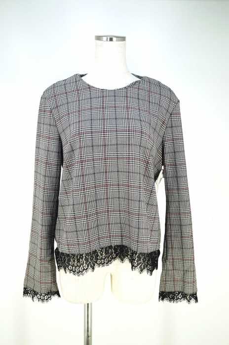 ZARA WOMAN (ザラ ウーマン) バッグジップレース切替 レディース トップス