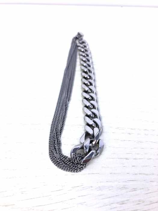 krm（クルミ） アシンメトリー チェーンネックレス レディース アクセサリー