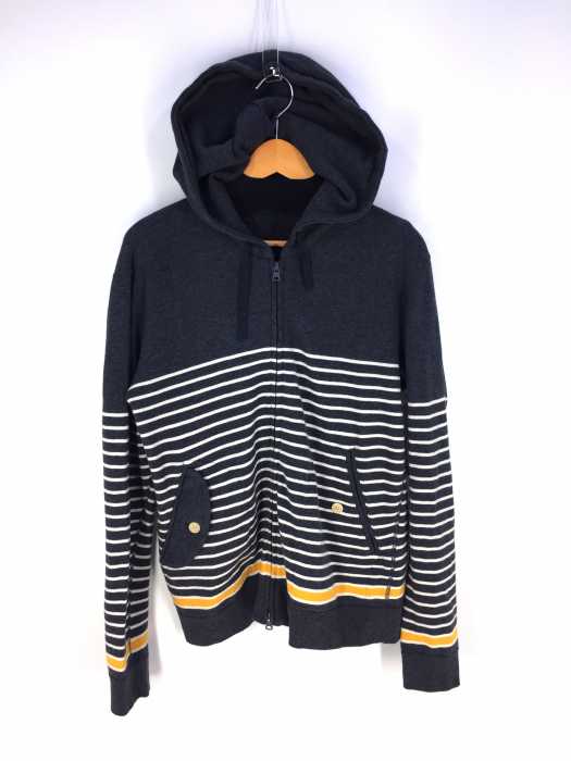 CASH CA（カシュカ） ボーダースウェットパーカ メンズ トップス