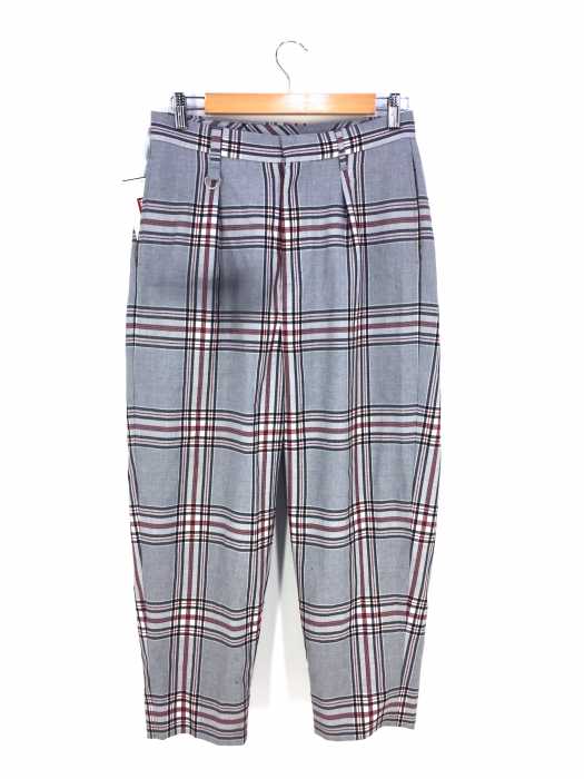 MONKEY TIME （モンキータイム） TW GRAY CHECK WIDE 1P PANTS メンズ パンツ