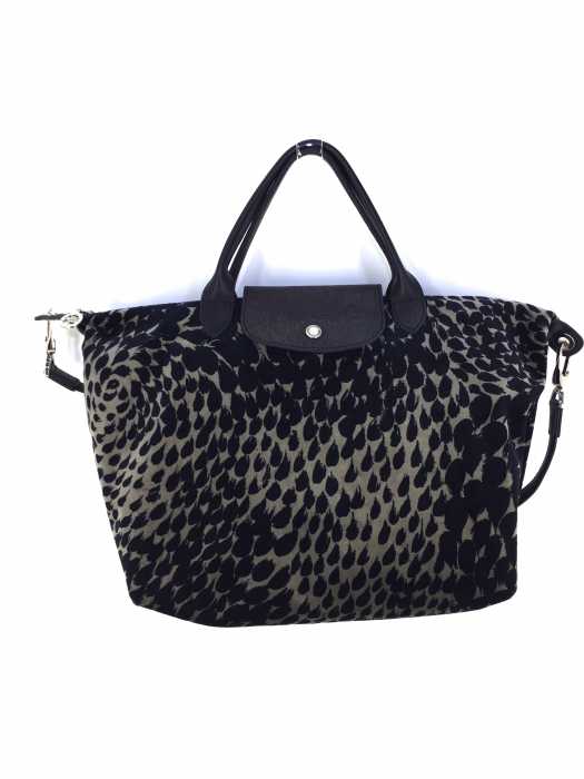 LONGCHAMP(ロンシャン) 総柄ベルベットバッグ レディース バッグ