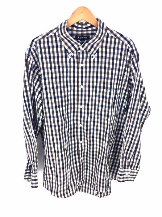 AQUASCUTUM （アクアスキュータム） チェック柄シャツ メンズ トップス