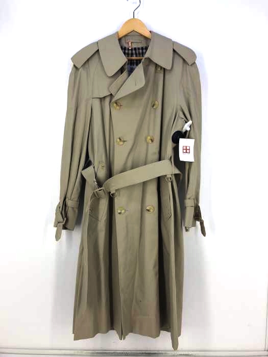 AQUASCUTUM(アクアスキュータム) イングランド製 トレンチコート 裏地チェック メンズ アウター