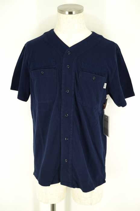 VANS （バンズ ） 16SSStencil Pt No Collar Shirts 半袖ノーカラーシ メンズ トップス
