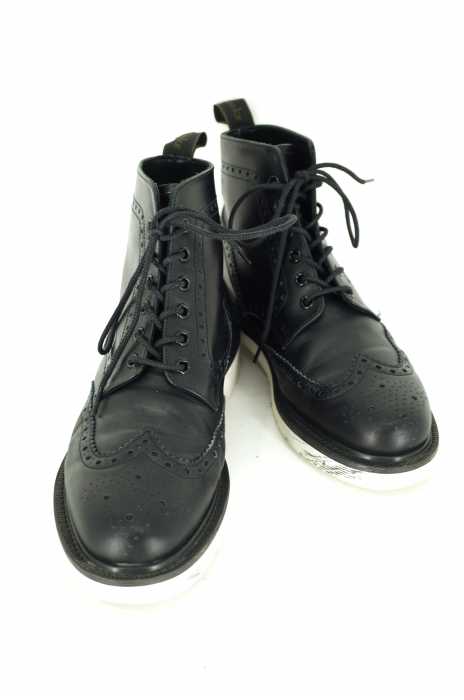 Loake×CASHCA (ローク×カシュカ) ウイングチップレースアップブーツ メンズ シューズ