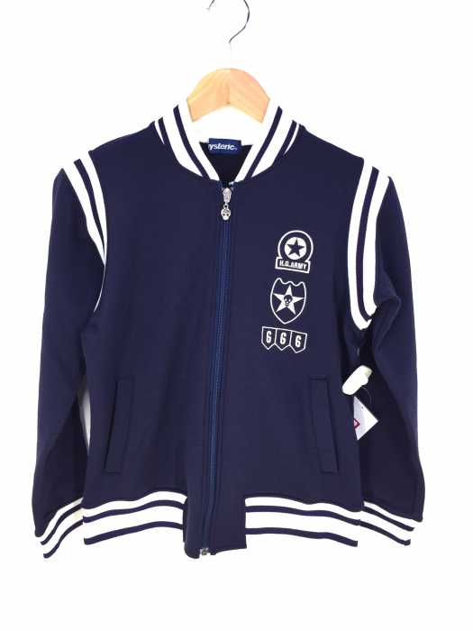 HYSTERIC GLAMOUR （ヒステリックグラマー） リブ切替ジャージ　スカルジップ　HG ARMY レディース トップス