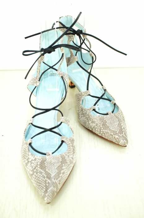 POE（） スネーク　レースアップサンダル レディース シューズ