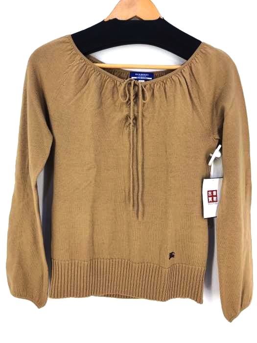 BURBERRY LONDON BLUE LABEL（バーバリーロンドンブルーレーベル） レースアップデザインニット レディース トップス