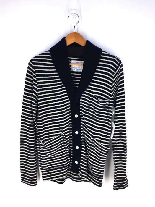 Lost DESSAU & Co（ロストデッサウ アンドコー） ショールカラー　ボーダーカーディガン メンズ トップス