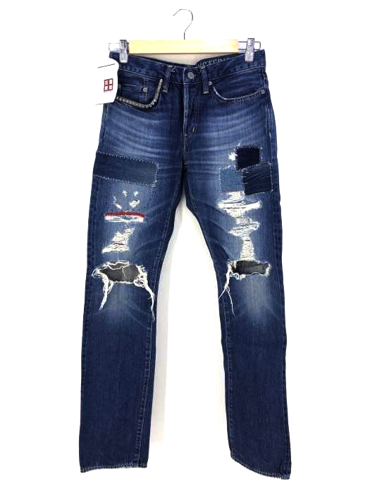 HYSTERIC GLAMOUR（ヒステリックグラマー） スタッズ ダメージ リメイク デニムパンツ メンズ パンツ