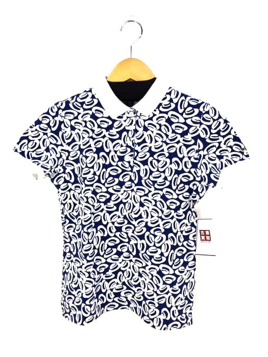 LANDS END（ランズエンド） 総柄ポロ レディース トップス