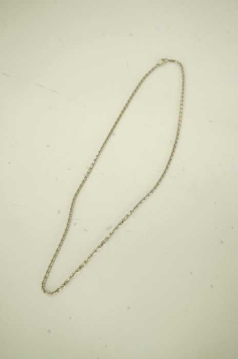USED （ブランド不明） SV925 アズキチェーンネックレス 45cm メンズ アクセサリー