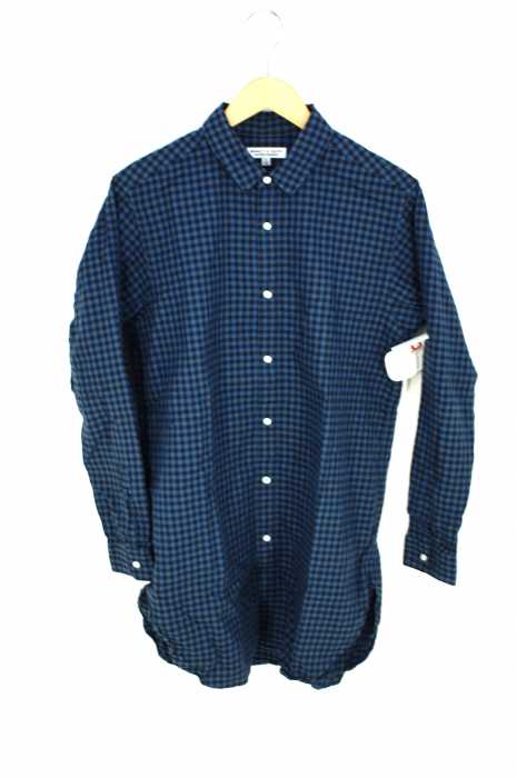 BEAUTY & YOUTH UNITED ARROWS  （ビューティーアンドユースユナイテッドアローズ） ギンガムチェック ロングシャツ メンズ トップス
