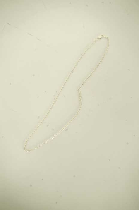USED （ブランド不明） SV925 アズキチェーンネックレス 40cm メンズ アクセサリー