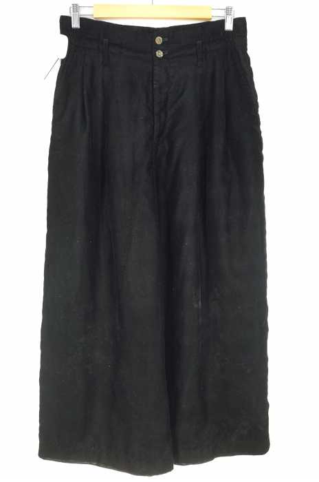 COMME des GARCONS （コムデギャルソン） AD1990 ベルベットタックワイドパンツ レディース パンツ