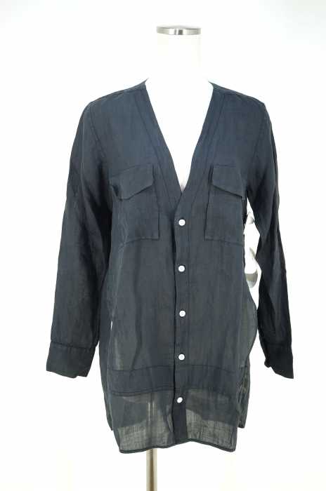 MACPHEE （マカフィー） PIECE DYE RAMIE Vネックチュニック レディース ワンピース