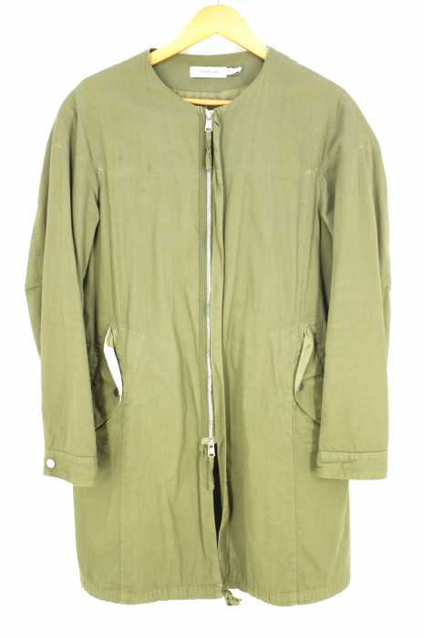 nonnative(ノンネイティブ) MADE IN JAPAN 日本製 TROOPER COAT COTTON PIQUE OVERDYED トルーパーコート シルク混ライニング 後染め メンズ アウター