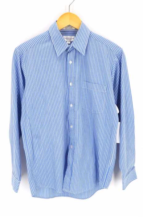 VAN HEUSEN（ヴァンヒューゼン） ストライプ　レギュラーカラーシャツ メンズ トップス