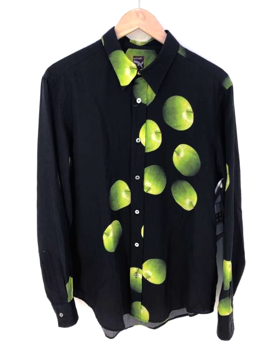 Paul Smith(ポールスミス) Green Apple プリントシャツ メンズ トップス