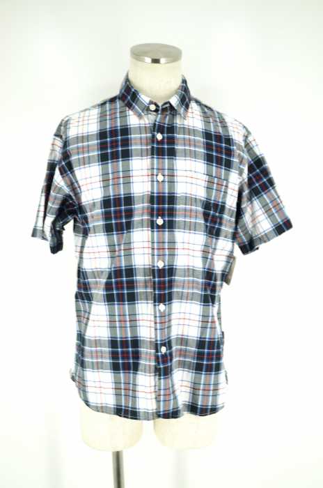 URBAN RESEARCH DOORS MENS (アーバンリサーチドアーズメンズ) 14SSコットンシルク半袖シャツ メンズ トップス