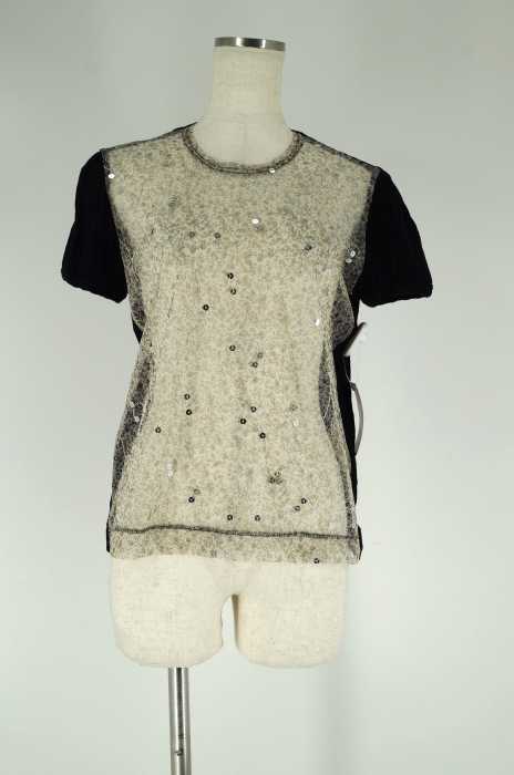 tricot COMME des GARCONS （トリココムデギャルソン） AD2002 刺繍シースループルオーバートップス レディース トップス