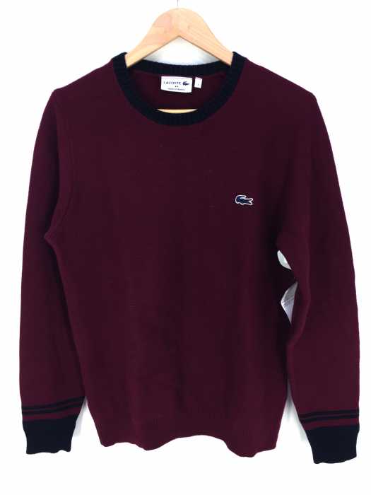 LACOSTE （ラコステ） ロゴワッペンコットンニット メンズ トップス