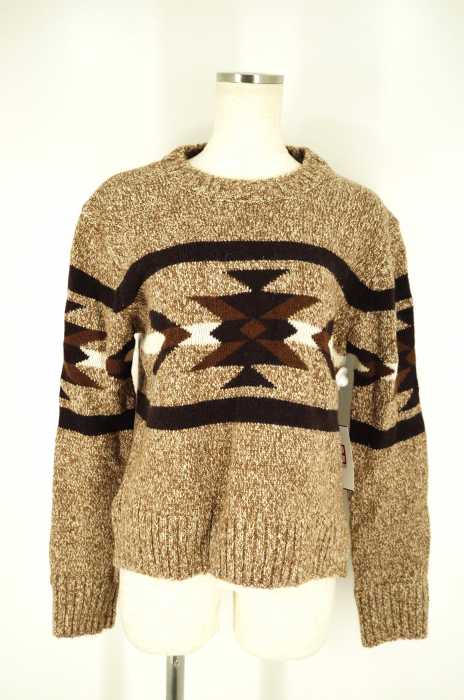 JOURNAL STANDARD relume （ジャーナルスタンダードレリューム） 15AW ナバホ柄 クルーネックニット レディース トップス