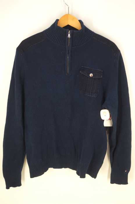 TOMMY HILFIGER （トミーヒルフィガー） デニムエルボーパッチ ドライバーズジャケット メンズ トップス