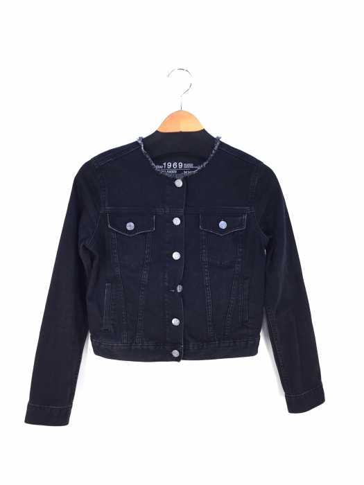 Gap （ギャップ） 襟切りっぱなしデニムジャケット レディース アウター