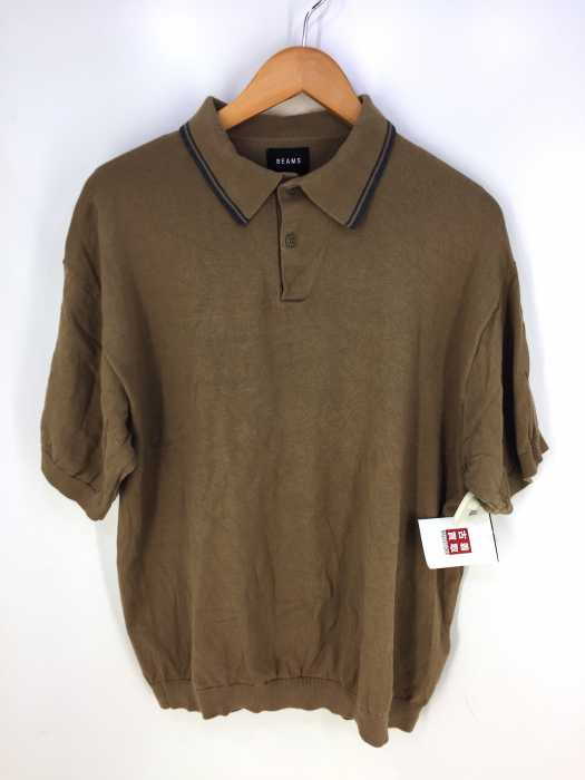 BEAMS  （ビームス） 天竺編みニットポロシャツ メンズ トップス