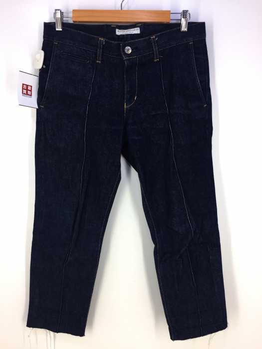 MR.GENTLEMAN （ミスタージェントルマン） CENTER PRESS DENIM TROUSERS メンズ パンツ