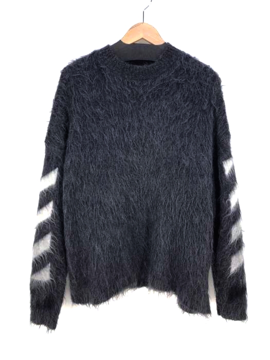OFF-WHITE（オフホワイト） BRUSHED MOHAIR CREWNECK メンズ トップス