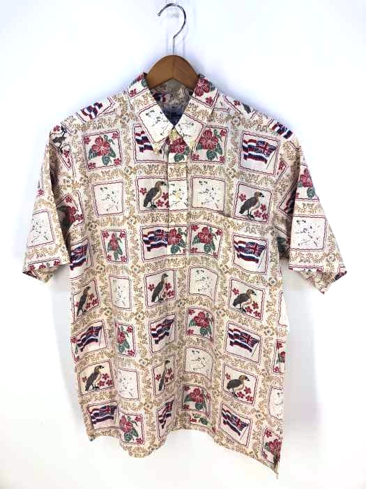 Reyn Spooner(レインスプーナー) 総柄 プルオーバーボタンダウンシャツ メンズ トップス