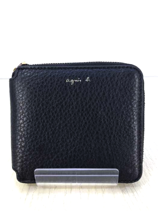 agnes b.(アニエスベー) 二つ折りラウンドジップウォレット レディース 財布・ケース
