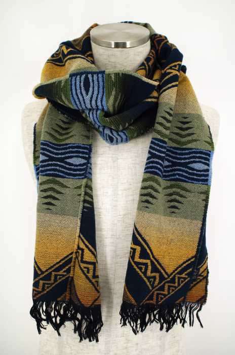 PENDLETON（ペンドルトン） ネイティブ柄フリンジストール メンズ ファッション雑貨