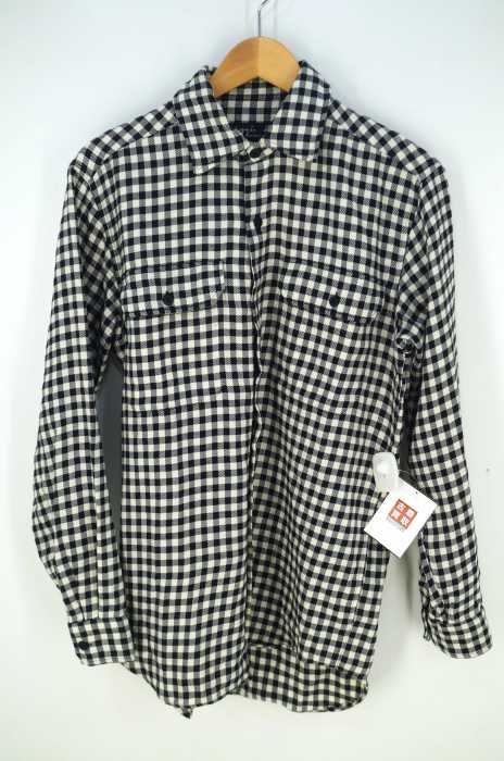 Agnes b.homme （アニエスベーオム） MADE IN JAPAN 日本製 ギンガムチェック コットンフランネルシャツ メンズ トップス