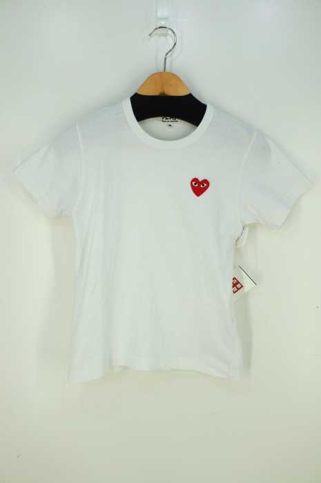 PLAY COMME des GARCONS （プレイコムデギャルソン） AD2015 ワンポイント刺繍 レディース トップス