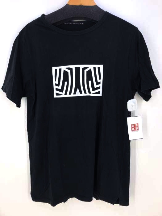 CYDERHOUSE（サイダーハウス） レザー飾り クルーネックカットソー メンズ トップス