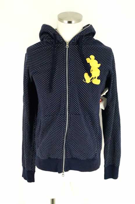 BEAMS HEART （ビームスハート） キャラクター刺繍ドットパーカー メンズ トップス
