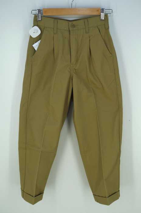AZUL by moussy × Wrangler（アズールバイマウジー ラングラー） TAPERED PANTS テーパードパンツ センタープレス レディース パンツ