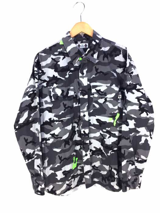 Studio Seven Gu スタジオセブン ジーユー カモ柄シャツ メンズ トップス ブランド古着買取販売バズストア